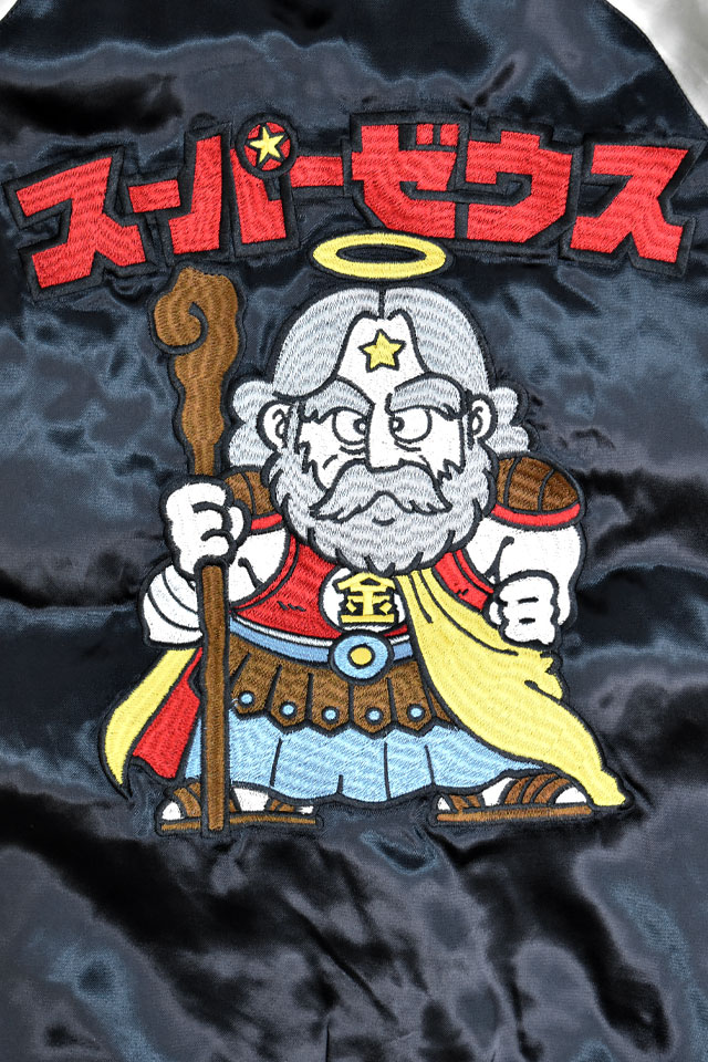 ビックリマン レーヨンリバーシブルスカジャン「スーパーゼウス」 サクラスタイルセレクション BKM-2501 スーベニアジャケット_4