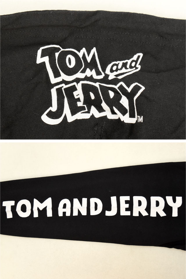 TOM＆JERRY×ネバーマインド 天竺ジップアップパーカー NEVER MIND TJN-2606 トムとジェリー 刺繍 バイカー_4