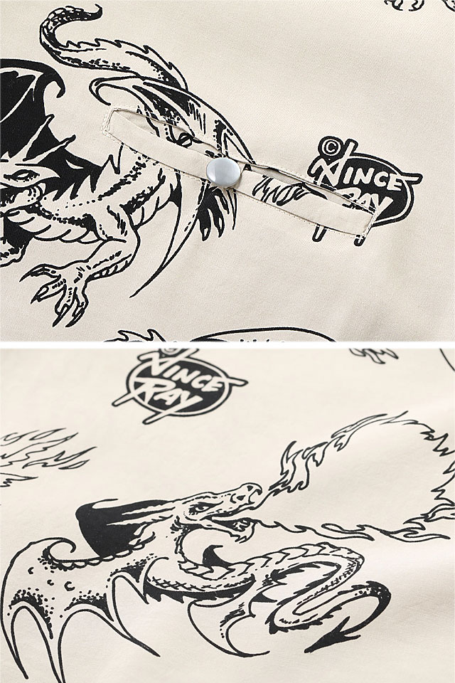 レーヨンオープンシャツ「RETURN OF THE DRAGON by VINCE RAY