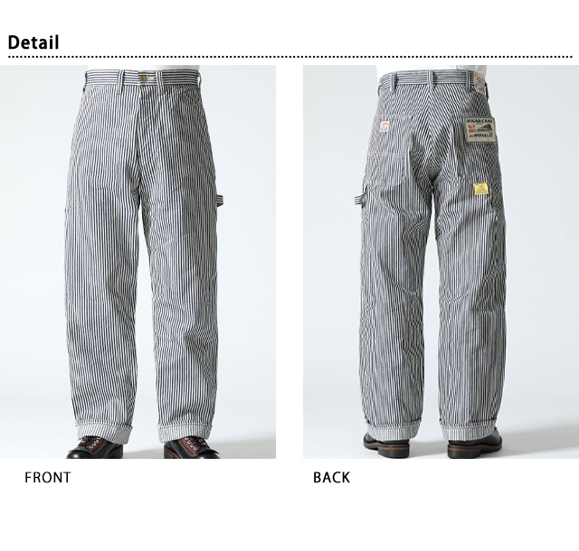 11oz. ヒッコリーストライプワークパンツ SUGER CANE SC42496 シュガーケーン 日本製 国産