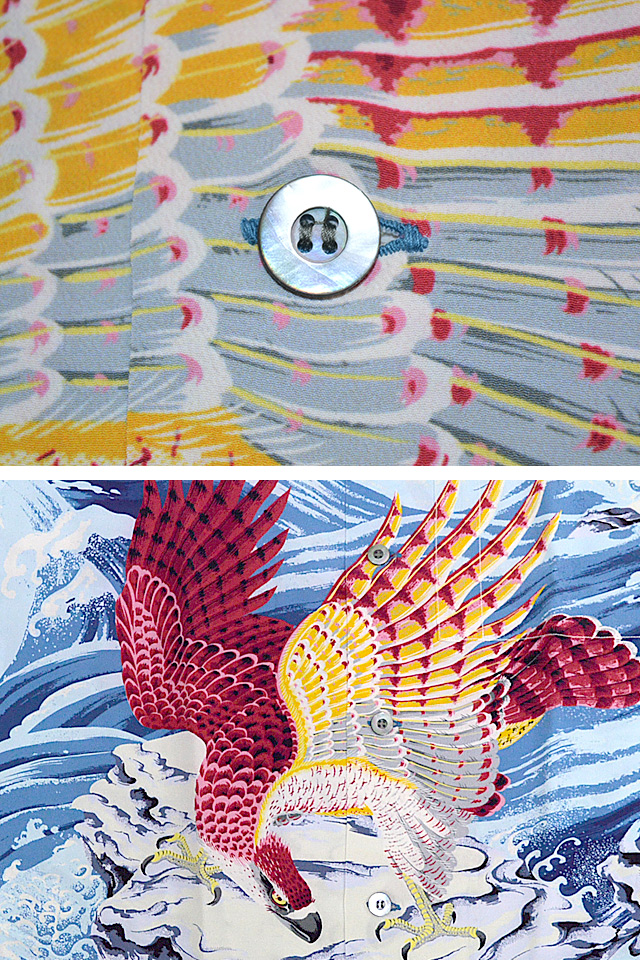 半袖アロハシャツ MUSA-SHIYA SHOTEN SPECIAL EDITION「THE EAGLE HAS LANDED」 SUN SURF SS38415 サンサーフ ハワイアン_4