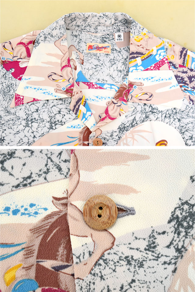 長袖レーヨンアロハシャツ「JAPANESE QUAINT DESIGN」 SUN SURF SS29604 サンサーフ 和柄 和風 日本製 ハワイアン_4