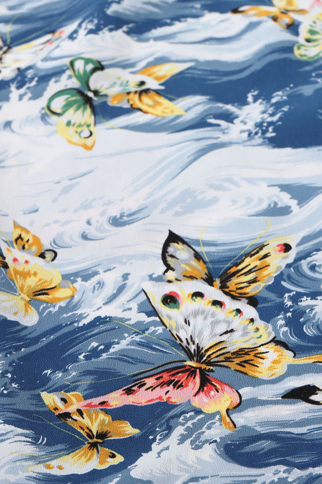 レーヨンアロハシャツ「BUTTERFLY SPLASH」 SUN SURF SS39627 サンサーフ ハワイアン 蝶 日本製 東洋エンタープライズ_5