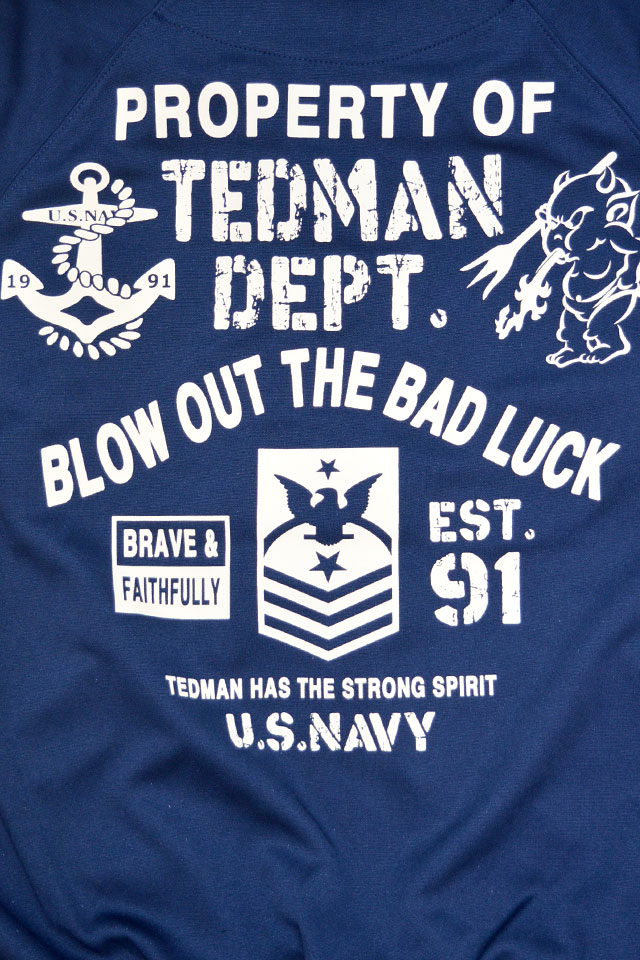 U.S.NAVYジャージ TEDMAN テッドマン TJS-3800 トラックジャケット エフ商会 efu ミリタリー 海軍_4