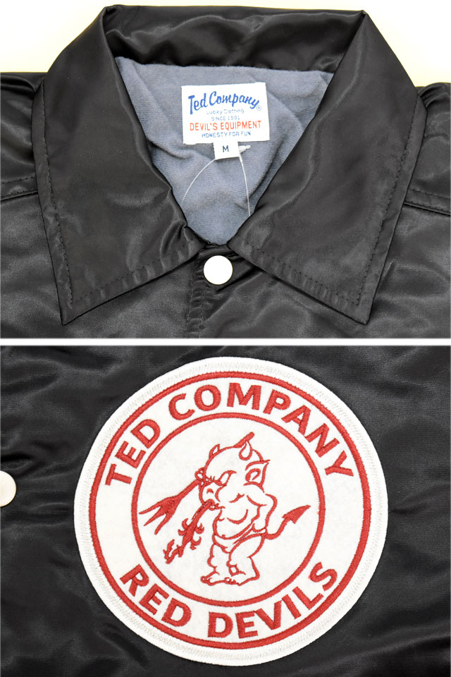 コーチジャケット TEDMAN テッドマン TCNJ-070 エフ商会 efu ワッペン ブルゾン コーチジャケット TEDMAN テッドマン TCNJ-070 エフ商会 efu ワッペン