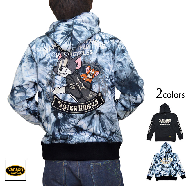 Vanson Tom Jerryコラボ 裏毛スウェットパーカー Vanson Tjv 04 バンソン ヴァンソン 刺繍 トムとジェリーの通販はau Pay マーケット 和柄専門店 サクラスタイル