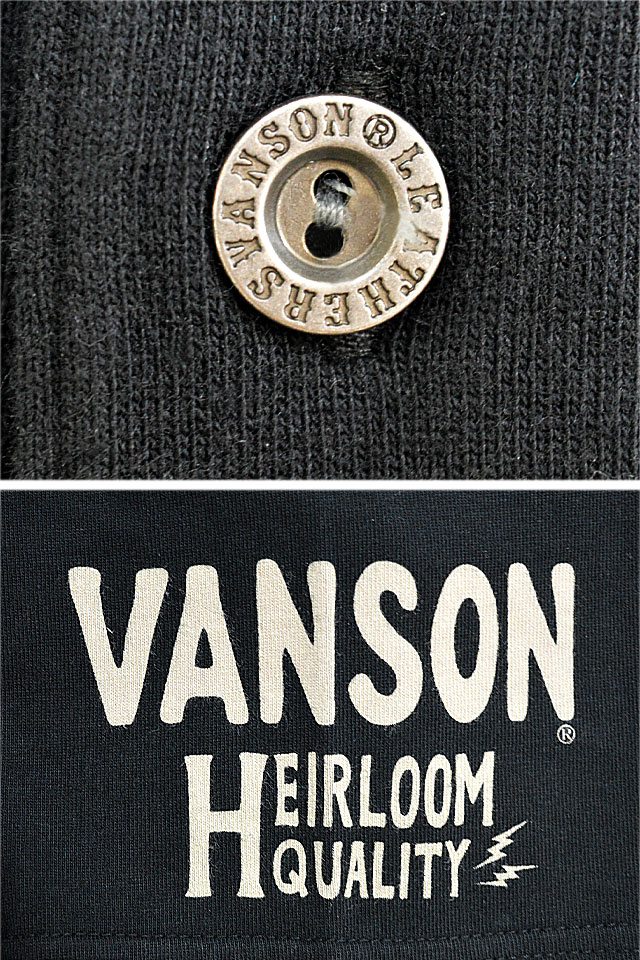 vanson×LOONEY TUNESコラボ 天竺半袖ポロシャツ vanson LTV-2204 バンソン ヴァンソン 刺繍 トウィーティーの通販は
