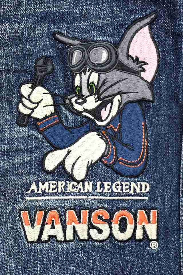 vanson×TOM＆JERRYコラボ デニムパンツ vanson TJV-2333 ヴァンソン