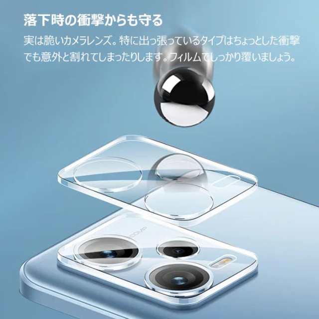 Xiaomi Redmi 12 5G フィルム カメラレンズ保護 強化ガラス