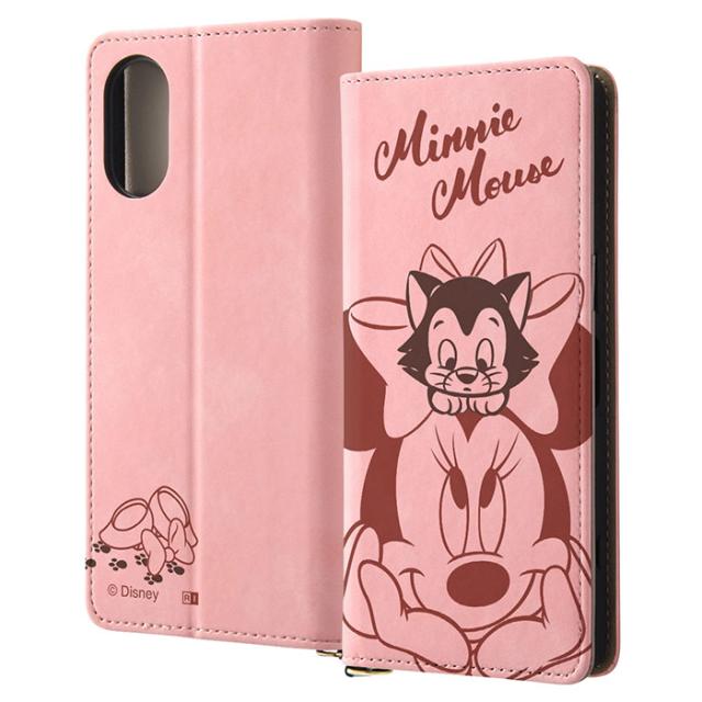 Xperia 5 V ケース SO-53D SOG12 XQ-DE44 手帳型 ディズニー レザー Raffine ミニーマウスとフィガロ カバー エクスペリアファイブマークファイブ Xperia5 5 スマホケースの通販は