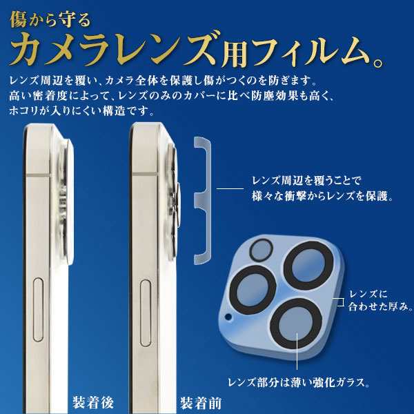 iPhone 13 Pro 13 Pro Max フィルム カメラレンズ保護 強化ガラス シール シート カバー アイホン アイフォン 13 プロ  プロマックス スマの通販はau PAY マーケット セレクトショップiiNe au PAY マーケット－通販サイト