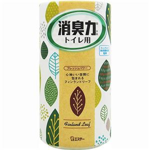 まとめ）エステー トイレの消臭力 フィンランドリーフ 400ml 1セット