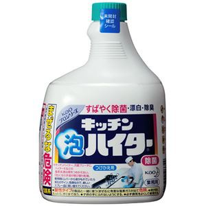 まとめ) 花王 キッチン泡ハイター 業務用 つけかえ用 1000ml 1本