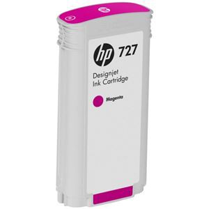 まとめ） HP727 インクカートリッジ 染料マゼンタ 130ml B3P20A 1個