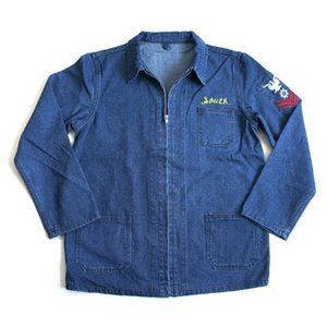 アメリカ軍 デニムジャケット／スーベニアジャケット 【 36／Sサイズ 】 JJ151YNE M デニム刺繍 【 レプリカ 】 ｜au PAY  マーケット