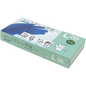 クラフトマン ポリエチレン手袋 半透明 M 200枚入X50箱-