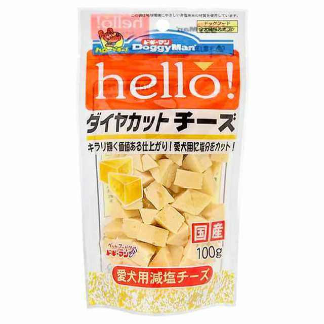 ドギーマン ｈｅｌｌｏ ダイヤカットチーズ １００ｇ 犬 おやつ チーズ ２袋入り ドッグフードの通販はau Pay マーケット チャーム