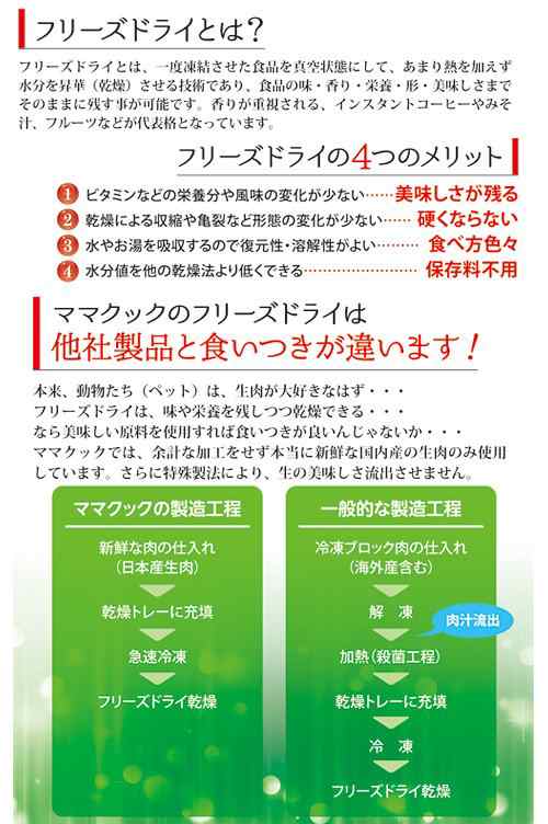 終売 ママクック フリーズドライのとうふ 犬用 ３０ｇ ドッグフードの通販はau Pay マーケット チャーム