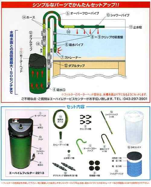 エーハイム クラシックフィルター ２２１３ 細目フィルターパッド ろ材コンテナ専用３枚入 メーカー保証期間２年 沖縄別途送料の通販はau Wowma チャーム