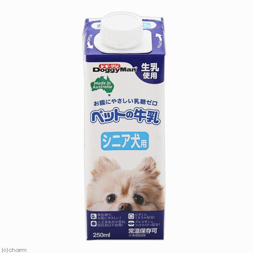 ドギーマン ペットの牛乳 シニア犬用 ２５０ｍｌ 高齢犬用ミルク 犬 ミルク ドッグフードの通販はau Pay マーケット チャーム