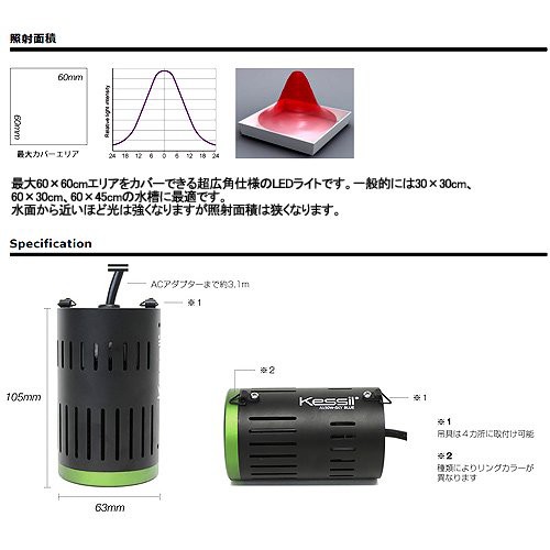 □アウトレット品 Ｋｅｓｓｉｌ Ａ １６０ＷＥ ＴＵＮＡ ＳＵＮ 水槽用