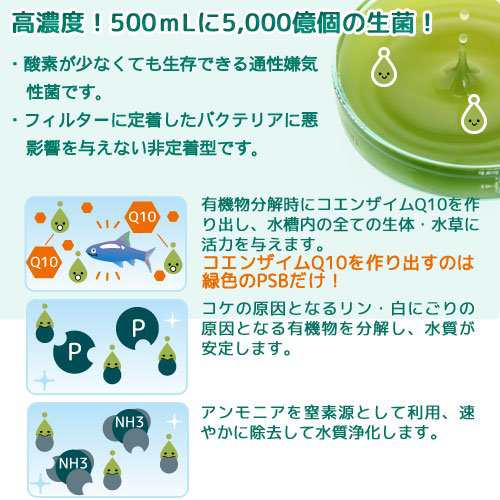 ｑ１０お試しセット 白濁除去 カルキ抜き バクテリア ミネラル 淡水用 ３０ｍｌ 各３個の通販はau Pay マーケット チャーム