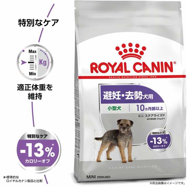 ロイヤルカナン 犬用 ドッグフード 避妊・去勢犬用 小型犬用 ミニ ステアライズド 生後１０ヵ月齢以上 ４ｋｇ ジップ付（ドッグの通販はau PAY  マーケット - チャーム