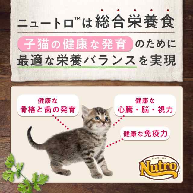 ニュートロ ナチュラルチョイス 室内猫用 キトン チキン ５００ｇ お一人様５点限り キャットフードの通販はau PAY マーケット - チャーム