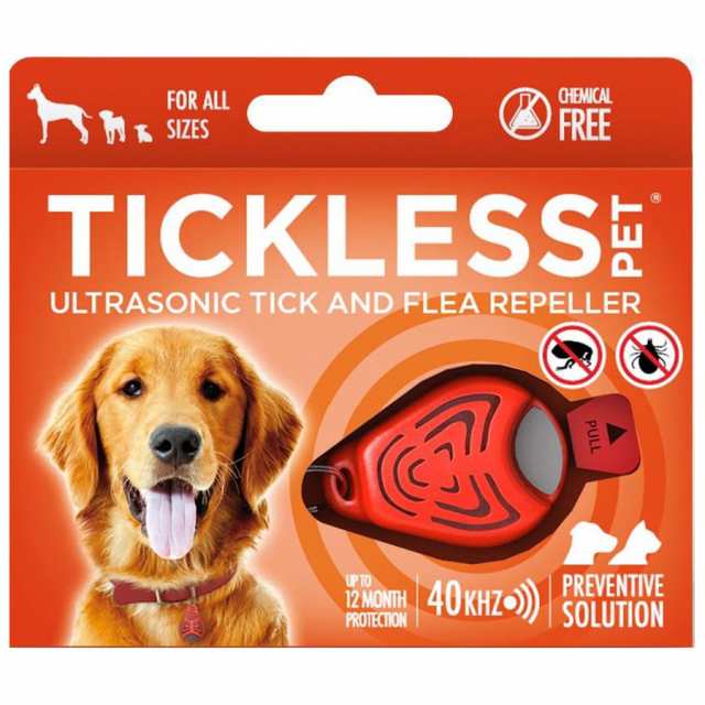 TICKLESS(チックレス) 犬用 付けるだけ！ノミ・ダニ予防 色をお選び