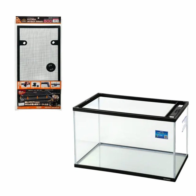 コトブキ工芸　クリスタル水槽　ＫＣ−６００Ｓ＋ヒュドラアタッチメッシュ　６００セット　お一人様１点限りの通販は