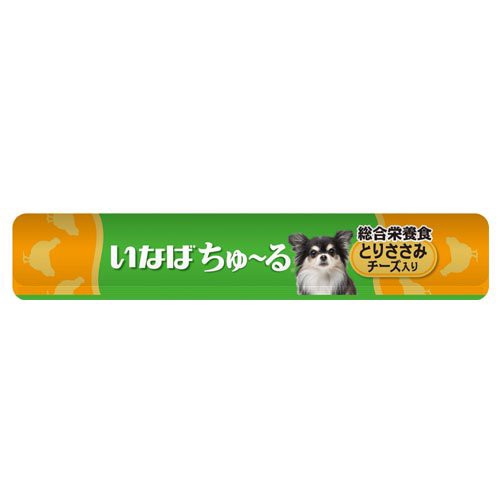 いなば ちゅ〜る 総合栄養食 とりささみ チーズ入り１４ｇ×４本 犬用 ...