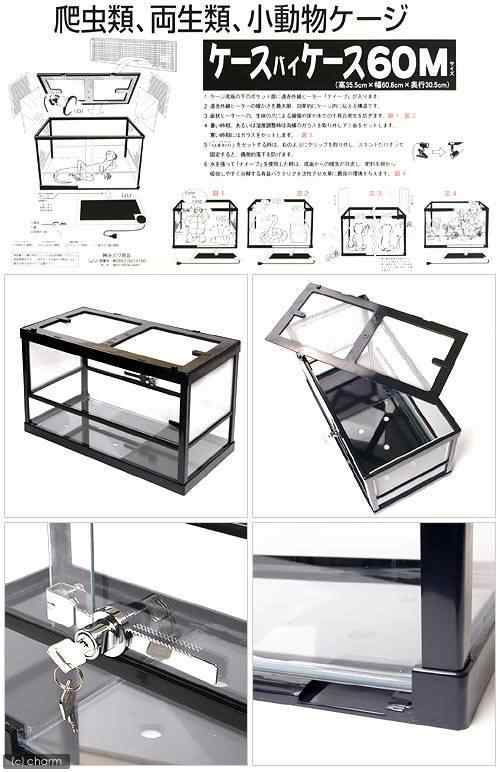 お一人様１点限り みどり商会 ケースバイケース６０ｍ 爬虫類 飼育 ケージ ガラスケージ 沖縄別途送料の通販はau Pay マーケット チャーム