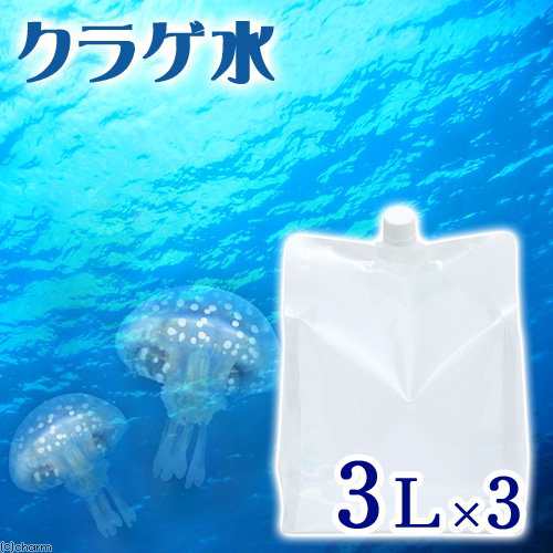 海水魚 足し水くん 天然海水 クラゲ水 海洋深層水 ３リットル ３袋セット クラゲ飼育 アクアリウム 航空便不可の通販はau Pay マーケット チャーム