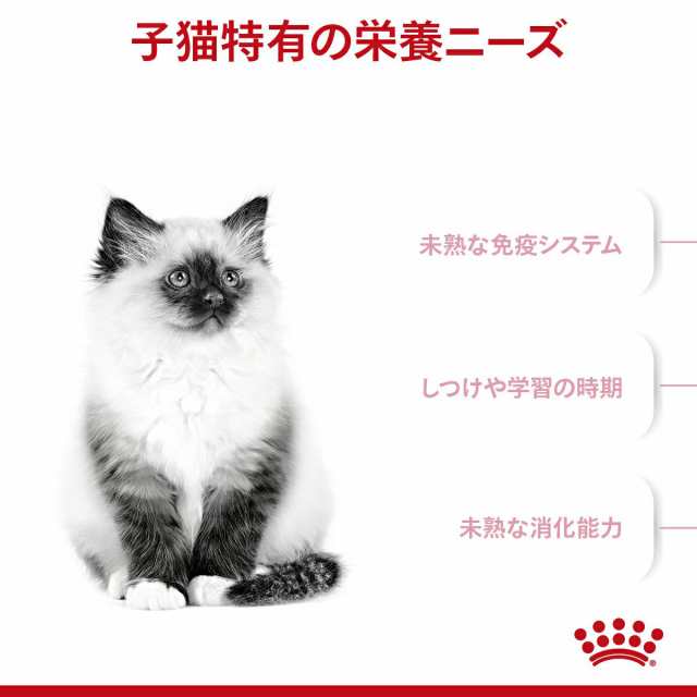 ロイヤルカナン 猫用 キャットフード 子ねこ キトン 成長後期の子猫用 生後１２ヵ月齢まで ４００ｇ ジップ無し（キャットフードの通販はau PAY  マーケット - チャーム