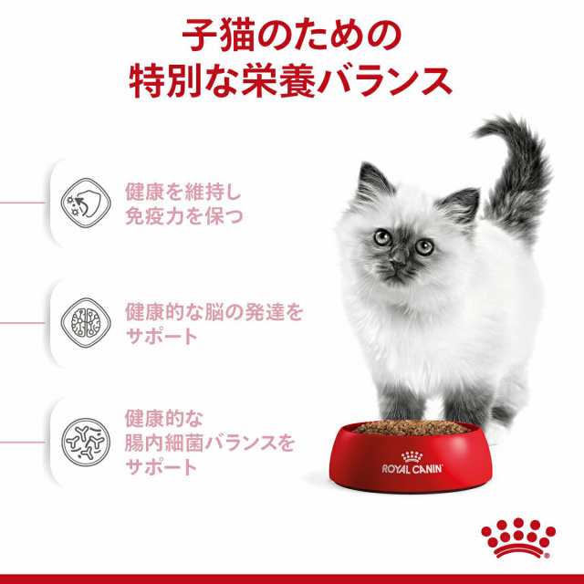 ロイヤルカナン 猫用 キャットフード 子ねこ キトン 成長後期の子猫用 生後１２ヵ月齢まで ４００ｇ ジップ無し（キャットフードの通販はau PAY  マーケット - チャーム