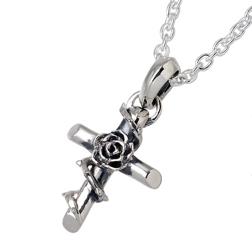 ディールティアーズ DEAL TEARS シルバー ペンダントトップ レディース ワイヤードクロス バラ プレゼント ギフト 399103