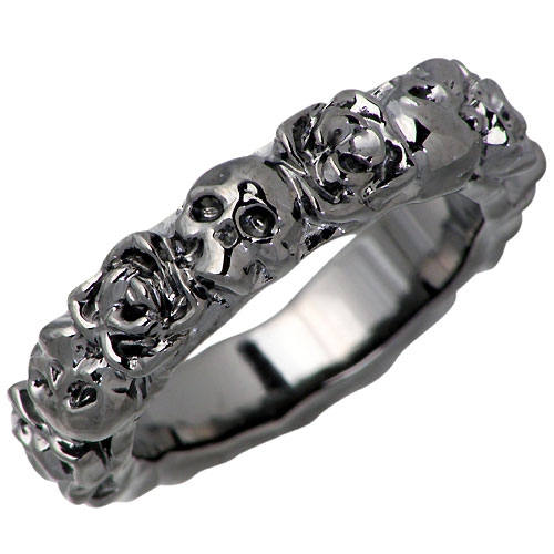 ディールティアーズ DEAL TEARS シルバー リング 指輪 レディース メンズ ラフィンローズ プレゼント ギフト スカル 薔薇 ブラック 3〜19号 399210BK 送料無料の通販は