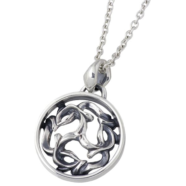 キュア cure ネックレス メンズ レディース シルバー バイン チェーン付き CU-PE-120CL60