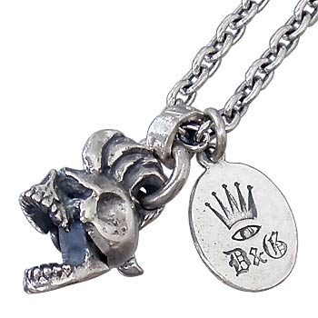 ディッキー&グランドマスター DICKY & GRANDMASTER ネックレス メンズ レディース シルバー モヒカンスカル 髑髏ドクロ骸骨 DGP009の通販は