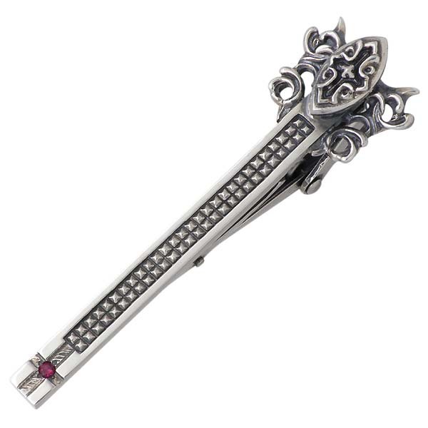 エフエーエル F.A.L FAL シルバー925 ネクタイピン アンダーテイカー 合成ルビー クロス メンズ ot FA-TP-0001-GRの通販は