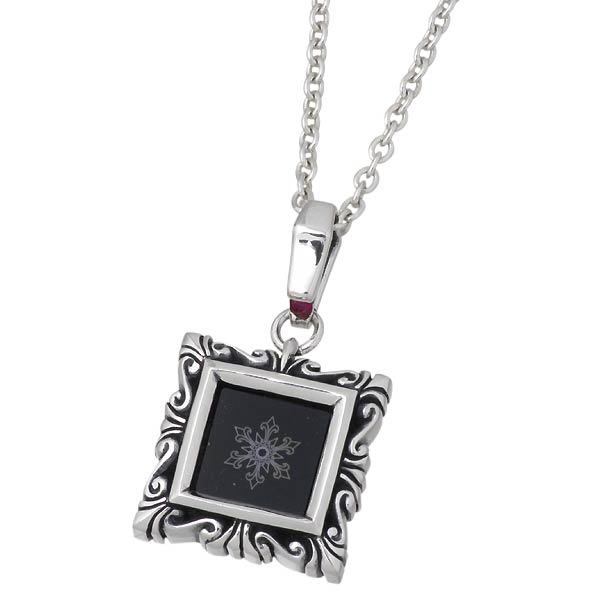 クールダスト cooldust FUNKOUTS ペンダントトップ メンズ レディース シルバー スノーフレーク 雪の結晶オニキス ストーン FCN-027の通販は 20,900円