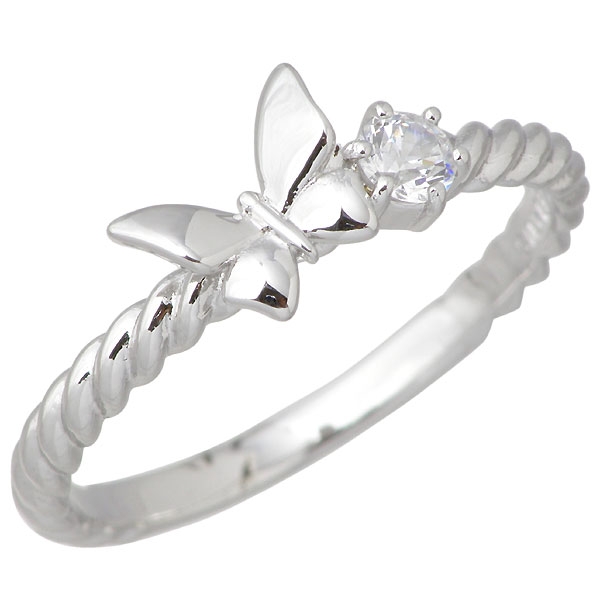ハートオブコンセプト HEART OF CONCEPT リング 指輪 レディース シルバー バタフライ キュービック HCR-221WHの通販は 5,500円