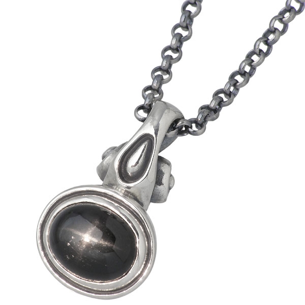 アイジェルナ Ijeluna ネックレス レディース シルバー ヴァイオラ8X10mmダイオプサイト チェーン付きストーン IJ-057 NS-DSの通販は 9,442円