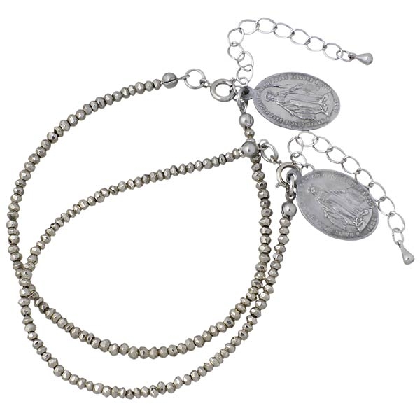 ケースミス K-SMITH ブレスレット ペアー シルバー パイライト メダイ KI-PL-B-L-M-Pの通販は