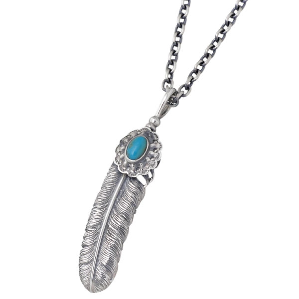 ケースミス K-SMITH ペンダントトップ メンズ レディース シルバー フェザーターコイズ KI292STの通販は