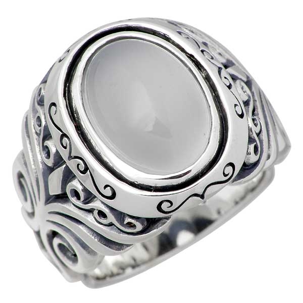 マジェスフィッセン Magische Vissen リング 指輪 メンズ レディース シルバー ストーン 10〜25号 OZR-052 送料無料の通販は