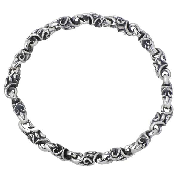 マジェスフィッセン Magische Vissen ブレスレット メンズ シルバー ot OZX-018Mの通販は