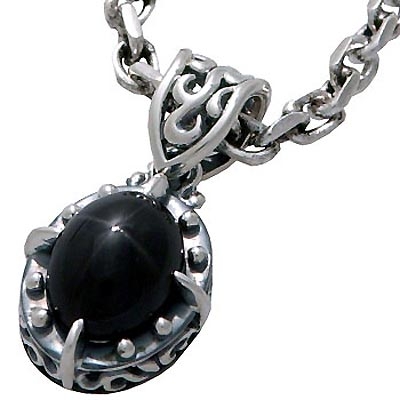 ビザール BIZARRE シルバー ネックレス メンズ ブラックスター SNJ032 送料無料の通販は