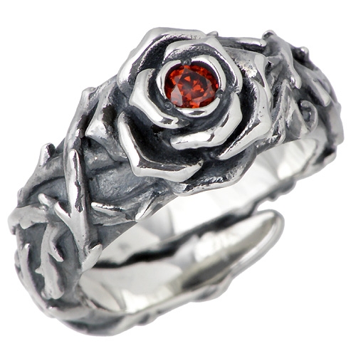 ビザール BIZARRE シルバー リング 指輪 メンズ レディース シークレットローズ 薔薇バラ SRJ088SV 送料無料の通販は