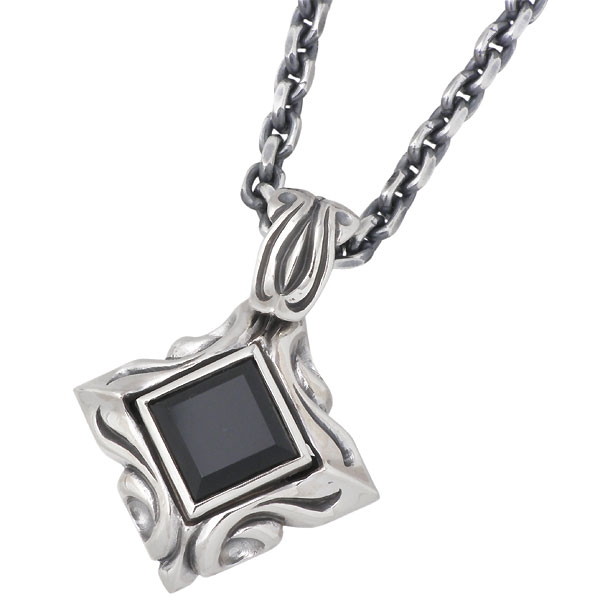 エムズコレクション M’s collection シルバー ペンダントトップ メンズ レディース オニキス& X0200OX-TOPの通販は